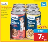 Hundenahrung im Angebot bei Netto Marken-Discount in Weiden Hundenahrung Angebote von Sancho bei Netto Marken-Discount Weiden für 7,00 €