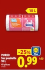 Sac poubelle - PURIO en promo chez Lidl Montreuil à 0,99 €