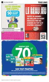 Promos Couches dans le catalogue "VIVE LA FIN DES VACANCES" de Intermarché Super Couches en promo dans le catalogue Intermarché Super à la page 4