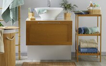 Gamme accessoires salle de bain en bambou clair - Géant Casino à Saint-Germain-en-Laye Gamme accessoires salle de bain en bambou clair en promo chez Géant Casino Saint-Germain-en-Laye à 3,50 €