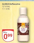 GLOBUS - Kaffeesahne Angebot im Prospekt Kaffeesahne bei GLOBUS im Prospekt "" für 0,99 €