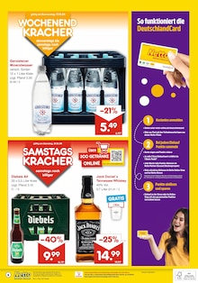 Jack Daniels im Netto Marken-Discount Prospekt "DER ORT, AN DEM DU IMMER AUSGEZEICHNETE PREISE FINDEST." mit 6 Seiten (Viersen)