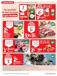 Prix et réduction Baguette dans le prospectus Auchan Supermarché en cours Offre Baguette dans le catalogue Auchan Supermarché du moment à la page 10