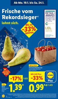 Bananen im Lidl Prospekt "LIDL LOHNT SICH" mit 63 Seiten (Osnabrück)