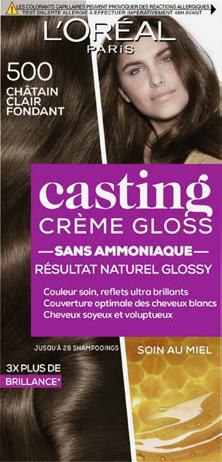 Coloration Casting Crème Gloss 500 Châtain Clair Fondant*