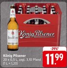 König Pilsener im Angebot bei E center in Konstanz König Pilsener Angebote von König Pilsener bei E center Konstanz für 11,99 €