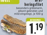 Aktuelle Hering Angebote bei E center in Bielefeld Aktuelles Bratheringsfilet Angebot bei E center in Bielefeld ab 1,19 €