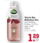 Bio Hibiskus Tee Angebote von Volvic bei E center Karlsruhe für 1,29 €