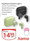 Kopfhörer Freedom Light II im Angebot bei GLOBUS in Homburg Kopfhörer Freedom Light II Angebote von hama bei GLOBUS Homburg für 14,99 €