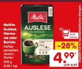 Auslese im Angebot bei Netto Marken-Discount in Schwäbisch Hall Auslese Angebote von Melitta bei Netto Marken-Discount Schwäbisch Hall für 4,99 €