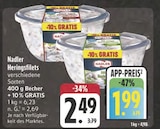 Heringsfilets von Nadler für 1,99 € bei EDEKA im Angebot Heringsfilets von Nadler im aktuellen EDEKA Prospekt