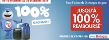 Bon plan pour l’achat de 2 charges de gaz - Géant Casino à Saint-Denis Bon plan pour l’achat de 2 charges de gaz en promo chez Géant Casino Saint-Denis