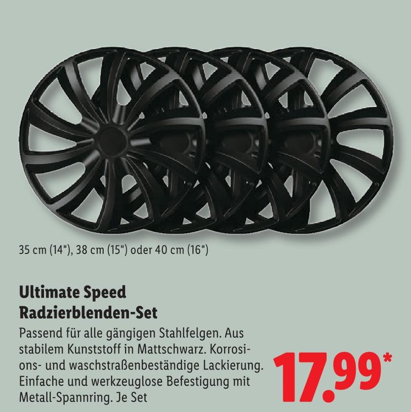 Radzierblenden-Set