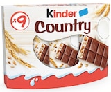 Barres chocolatées - KINDER COUNTRY - Supermarchés Match à Villeneuve-d'Ascq Barres chocolatées - KINDER COUNTRY en promo chez Supermarchés Match Villeneuve-d'Ascq à 4,99 €