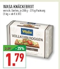 Knäckebrot Vollkorn Roggen im Angebot bei Marktkauf in Dortmund Knäckebrot Vollkorn Roggen Angebote von Wasa bei Marktkauf Dortmund für 1,79 €
