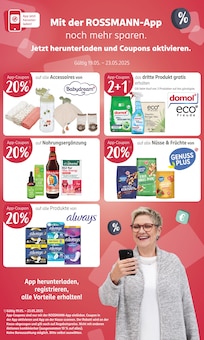 Erdbeeren im Rossmann Prospekt "Unsere Angebote" mit 21 Seiten (Saarbrücken)