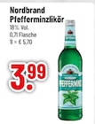 Likör im Trinkgut Prospekt Pfefferminzlikör von Nordbrand im aktuellen Trinkgut Prospekt für 3,99 €