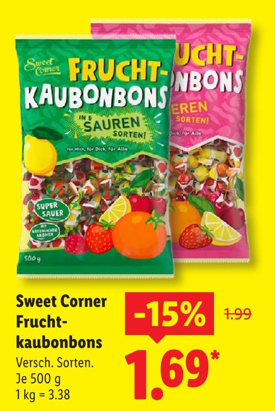 Frucht-Kaubonbons