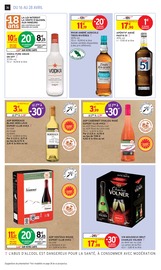 Vodka Angebote im Prospekt "50% REMBOURSÉS EN BONS D'ACHAT SUR TOUT LE RAYON SURGELÉS SUCRÉS" von Intermarché auf Seite 36