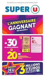 Prospectus Supermarchés Super U en cours à Diemeringen et alentours, "SUPER U", 40 pages, 08/09/2026 - 20/09/2026 Catalogue Supermarchés Super U en cours à Diemeringen et alentours, "SUPER U", 40 pages, 08/09/2026 - 20/09/2026