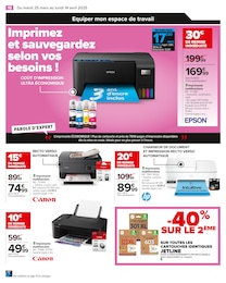 Offre Cartouche D'encre dans le catalogue Carrefour du moment à la page 20