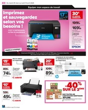 Imprimante Angebote im Prospekt "PASSEZ LE PRINTEMPS CONNECTÉ À VOS ENVIES !" von Carrefour auf Seite 20