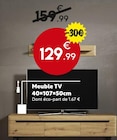 Meuble TV en promo chez Maxi Bazar Châtenay-Malabry à 129,99 €