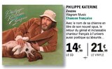 Philippe katerine dans le catalogue E.Leclerc