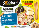 Promo SALADE ANTIBES SODEBO à 3,35 € dans le catalogue Auchan Supermarché à Orchies