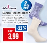 Damen-Flauschsocken Angebote von Julia Brown bei Kaufhaus Stolz Stralsund für 3,99 €