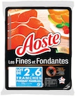 Jambon cru fines et fondantes 2x6 tranches - Aoste - Intermarché Contact à Montpellier Jambon cru fines et fondantes 2x6 tranches - Aoste en promo chez Intermarché Contact Montpellier à 4,74 €