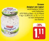 EDEKA Steinbach - Almighurt Angebot im Prospekt Almighurt bei EDEKA im Steinbach Prospekt für 1,11 €