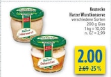 Aktuelle Hackfleisch Angebote bei diska in Chemnitz Aktuelles Harzer Wurstkonserve Angebot bei diska in Chemnitz ab 2,00 €