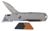 Couteau rétractable + 2 lames en promo chez Brico Dépôt Couteau rétractable + 2 lames dans le catalogue Brico Dépôt