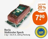 Südtiroler Speck Angebote von Recla bei tegut Eisenach für 7,90 €