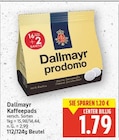 Kaffeepads von Dallmayr für 1,79 € bei E center im Angebot Kaffeepads von Dallmayr im aktuellen E center Prospekt