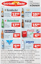 Aktueller Getränke Oase Prospekt mit Bier, "Aktuelle Angebote", Seite 1
