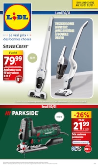 Promo Aspirateur Sans Fil dans le catalogue Lidl du moment à la page 1