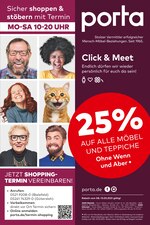 porta Möbel Prospekt für Beckum mit 1 Seiten porta Möbel Prospekt für Beckum: "Click & Meet", 1 Seiten, 08.03.2021 - 14.03.2021