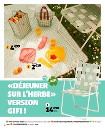 Prix et réduction Couverture dans le prospectus Gifi en cours Offre Couverture dans le catalogue Gifi du moment à la page 16