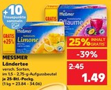 Ländertee Angebote von Meßmer bei Kaufland Frankfurt für 1,49 €