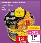 Wok Instant Nudeln Angebote von Glads bei Netto Marken-Discount Hennef für 1,19 €