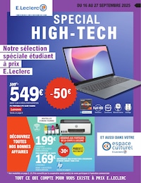 Prospectus E.Leclerc à Verdun, "SPECIAL HIGH-TECH", 12 pages, 16/09/2025 - 27/09/2025