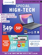 Prospectus E.Leclerc à Lacroix-Falgarde, "SPECIAL HIGH-TECH", 12 pages de promos valables du 16/09/2025 au 27/09/2025