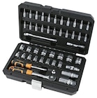 Brico Dépôt Ohlungen - Promo Coffret à douilles 1/4'' et 3/8'' 46 pièces Promo Coffret à douilles 1/4'' et 3/8'' 46 pièces à 37,43 € dans le catalogue Brico Dépôt à Ohlungen