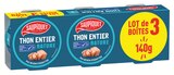 Thon entier nature msc - SAUPIQUET à 2,71 € dans le catalogue Intermarché