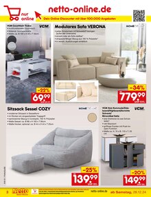 Sofa im Netto Marken-Discount Prospekt "Aktuelle Angebote" mit 61 Seiten (Ingolstadt)