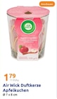 Duftkerze Apfelkuchen Angebote von Air Wick bei Action Ingolstadt für 1,79 €