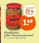 süßer Hausmachersenf bei tegut im Friedberg Prospekt für 1,49 €