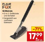 Grillbürste von Flame Fox für 17,99 € bei Netto Marken-Discount im Angebot Grillbürste von Flame Fox im aktuellen Netto Marken-Discount Prospekt